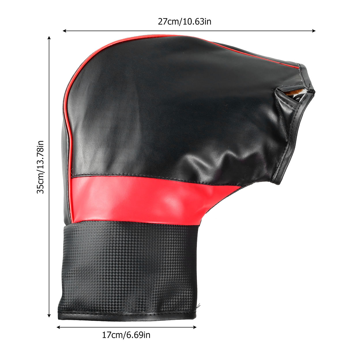 Manusi pentru ghidon Moto/Scuter/Bicicleta, Impermeabile, Calduroase, FIXATO, Reflectorizante, Negru - imagine 6